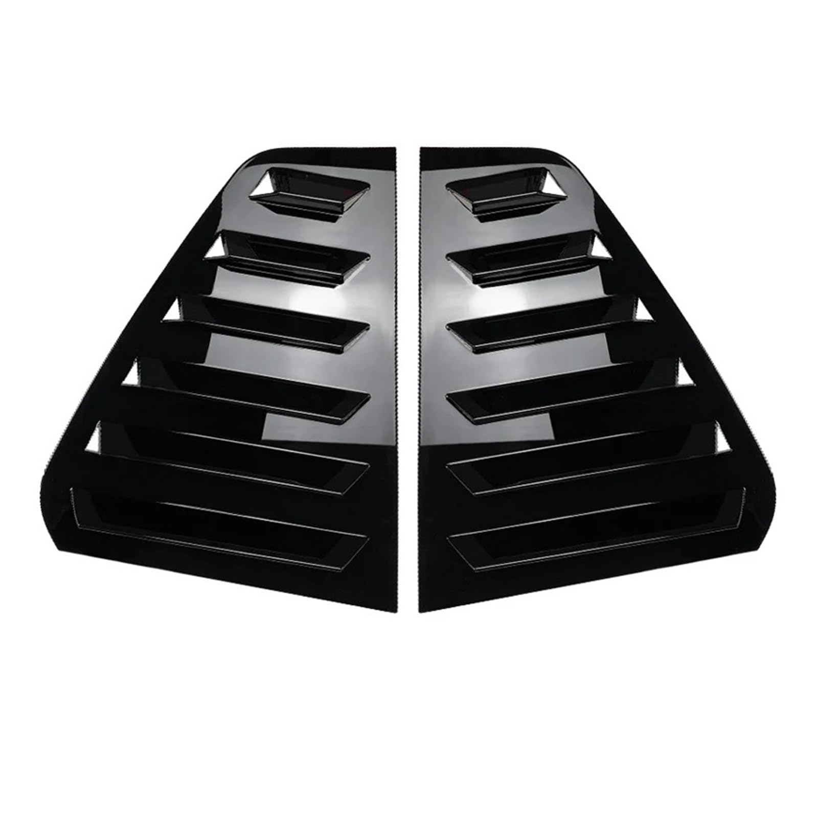 NEGRO Auto-Heckscheibenabdeckung, Zieraufkleber, passend for Volkswagen, passend for VW, passend for Golf 6 MK6 2008–2012, Auto-Dekoration, Fensterjalousie, Seitenlüftung, Carbonfaser-Rollladen Auto-L von NEGRO