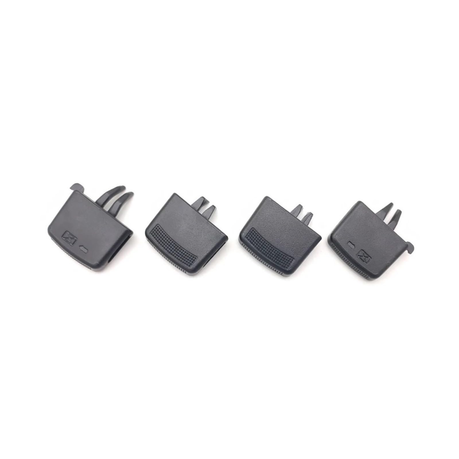 NEGRO Auto-Klimaanlagenauslass, passend for Hyundai, VERNA SOLARIS 2010–2016, A/C-Entlüftungsgitter, Laschenclip, Kfz-Reparatursatz Auto-Klimaanlagengitter(Set of 4) von NEGRO