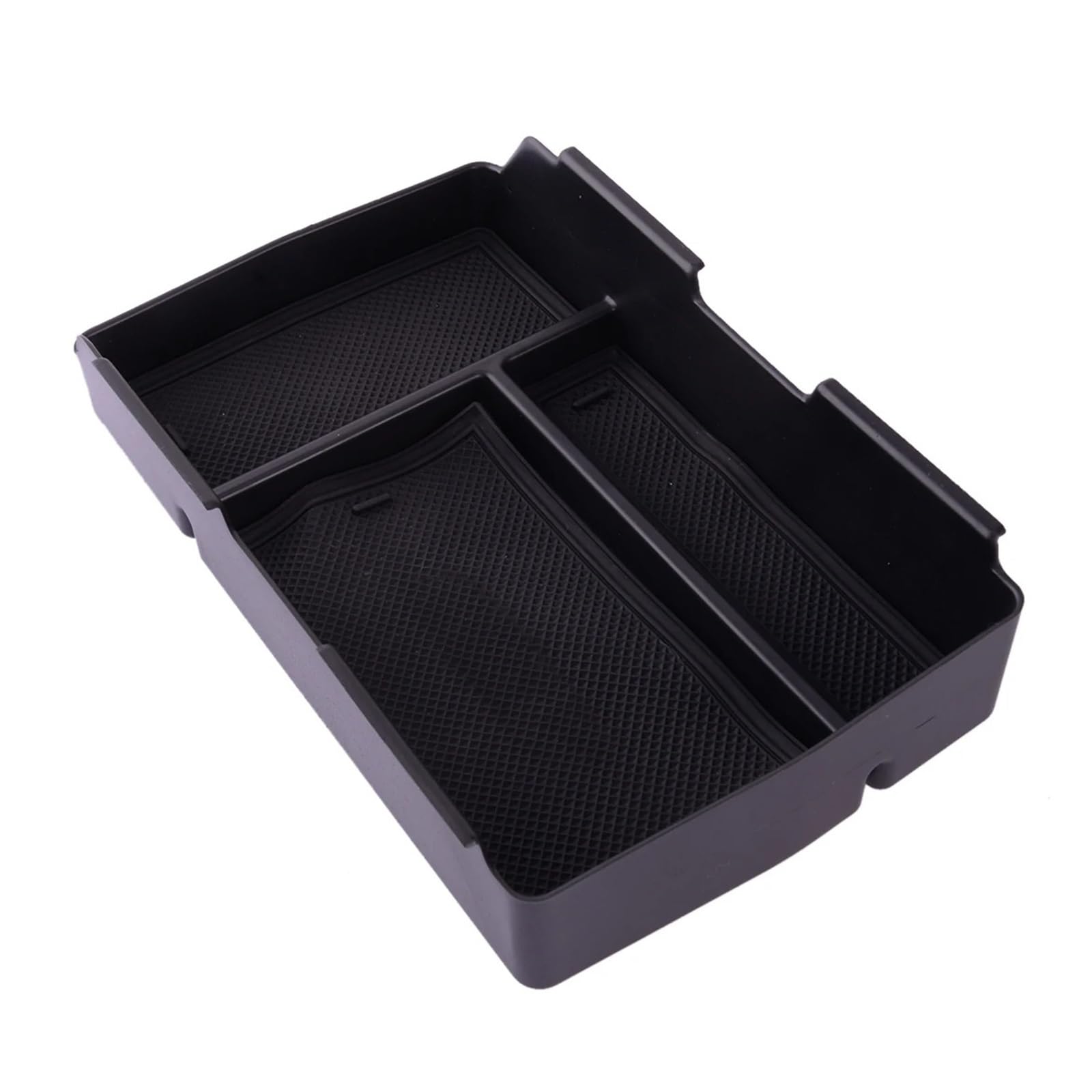 NEGRO Auto-Mittelkonsolen-Armlehnen-Aufbewahrungsbox, passend for CR-V, 2023, schwarzer Tablett-Organizer Aufbewahrungsbox für Konsolensitze von NEGRO