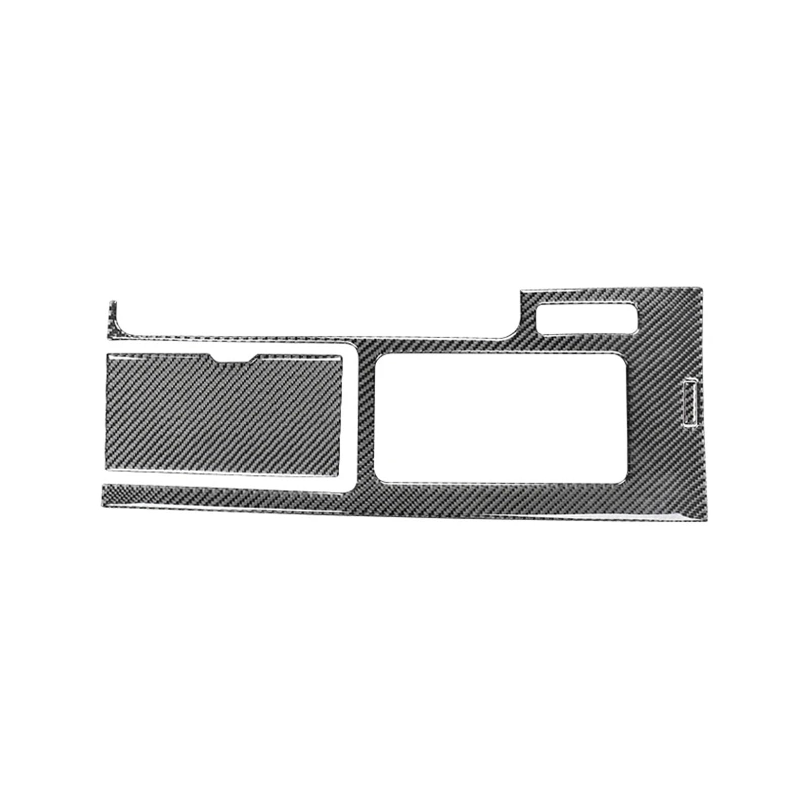 NEGRO Auto-Mittelkonsolen-Zierabdeckung, passend for Ford, Mustang 2009–2014, Zubehör, Schaltkasten-Panel, Dekoraufkleber, Kohlefaser-Innenraum Radiorahmen für das Armaturenbrett des Fahrzeugs(Left-ha von NEGRO