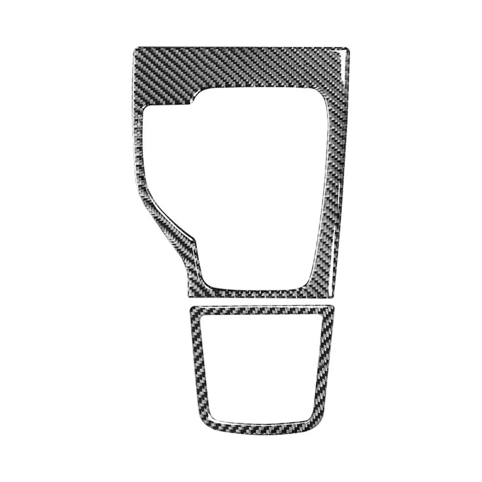 NEGRO Auto-Schalttafel-Dekor-Abdeckung, Zierstreifen-Aufkleber, passend for Mazda, 3 Axela 2014–2019, 3D-Carbonfaser-Auto-Innenraum-Innenzubehör Radiorahmen für das Armaturenbrett des Fahrzeugs(Left-h von NEGRO