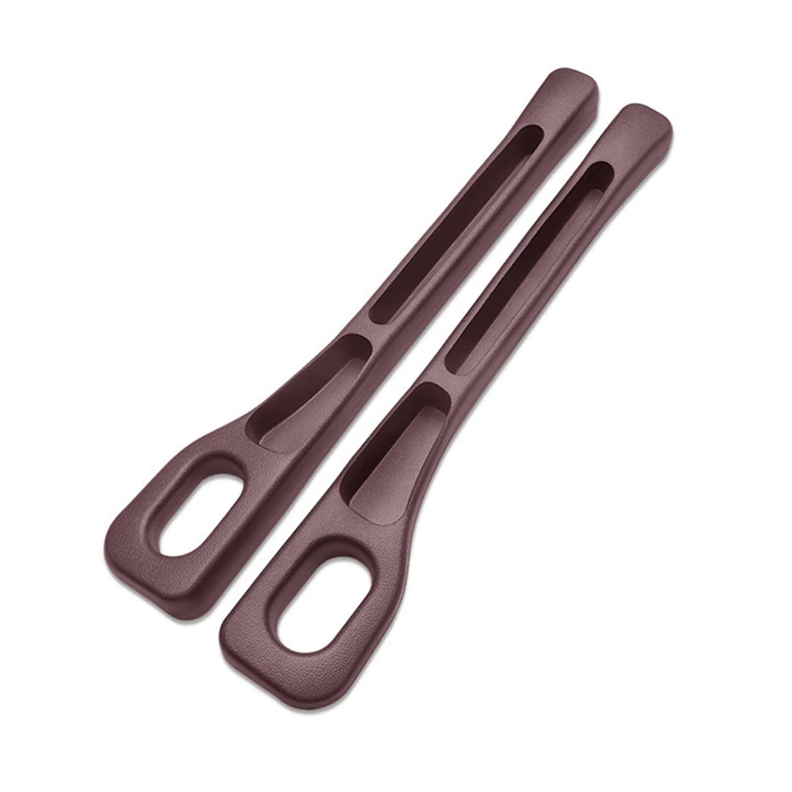 NEGRO Autositz-Lückenfüller, passend for Opel, Astra KJHG Insignia Corsa, Aufbewahrungsseitennaht-Steckleiste, auslaufsichere Füllleiste, Verstauen, Aufräumen Autositzlückenkissen(2PCS Brown) von NEGRO