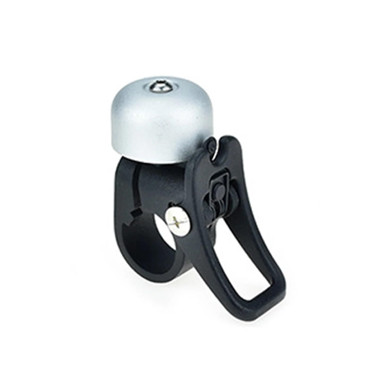 NEGRO Elektrische Roller Glocke,Fit for Xiaomi, M365 Pro 1S Pro2 Elektrische Roller Teile Horn Ring Mit Quick Release Halterung Soundgerät für Elektroroller(Sliver) von NEGRO