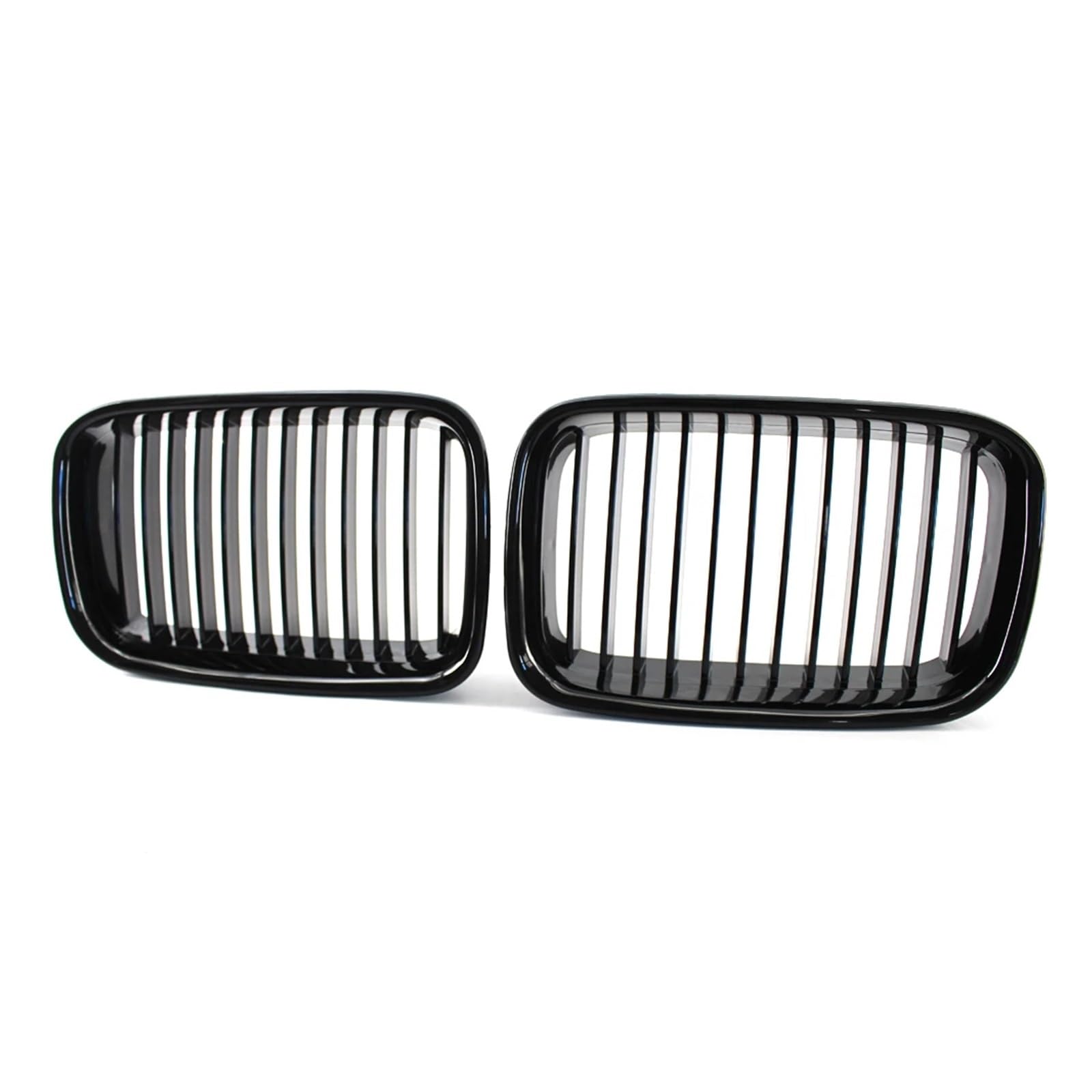 NEGRO Frontgrill, passend for E36 318i 323i 325i 320i 328i M3 1994–1996, Kühlergrill, ABS-Ersatzhaube Frontstoßstangengitter(Gloss Black) von NEGRO