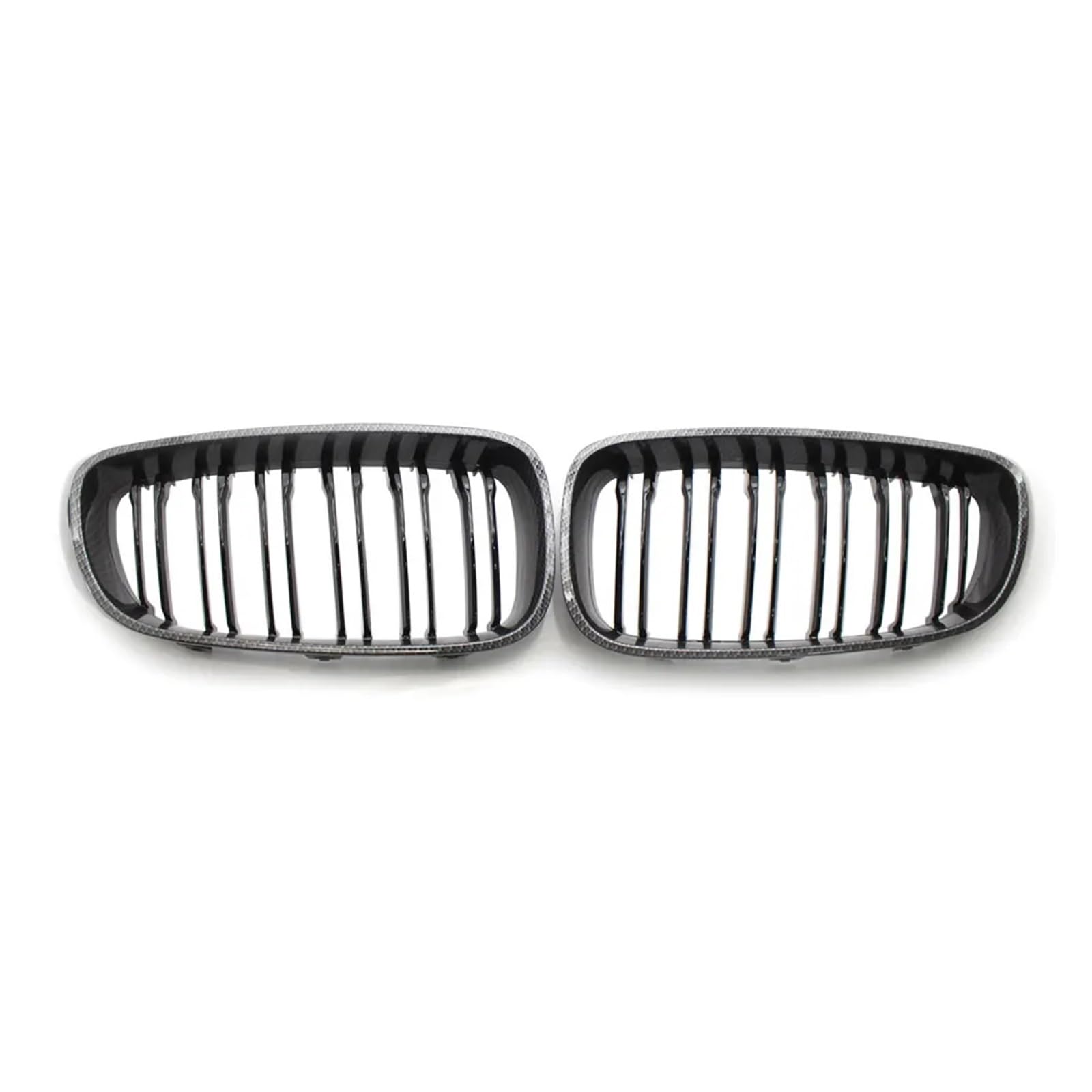 NEGRO Frontstoßstangengitter, passend for 3er GT F34 2013–2020 320i 328i 335i XDrive Double Line M Style Grill Frontstoßstangengitter(Carbon Fiber) von NEGRO