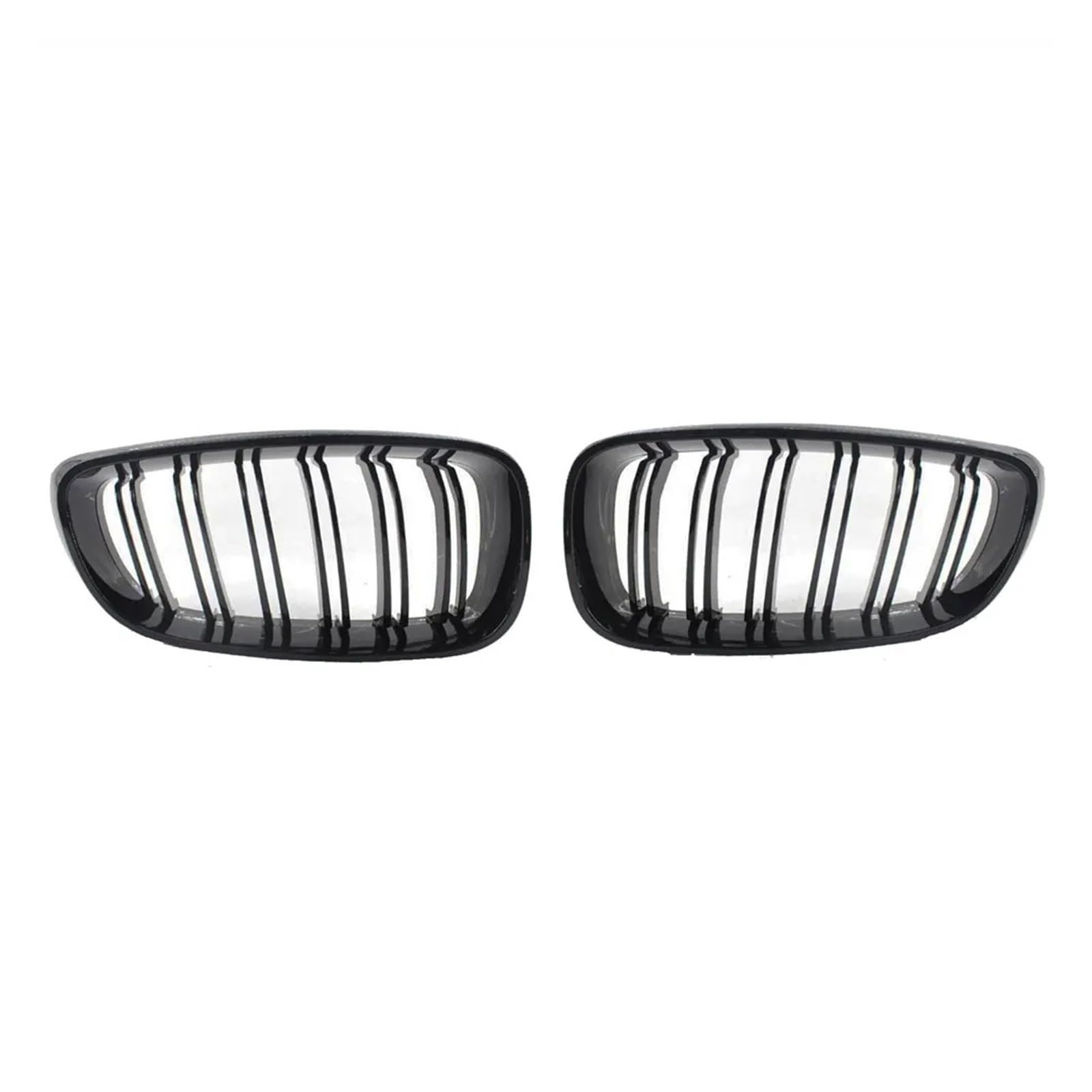 NEGRO Frontstoßstangengitter, passend for 3er GT F34 2013–2020 320i 328i 335i XDrive Double Line M Style Grill Frontstoßstangengitter(Glossy Black) von NEGRO