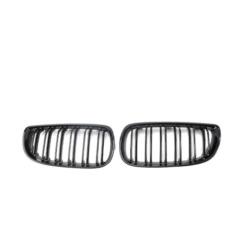 NEGRO Frontstoßstangengrill, passend for E92 E93 M3 2006–2009, Dual-Line-Grill, Auto-Styling, Renngitter, Ersatzteil Frontstoßstangengitter(Dual Gloss Black) von NEGRO