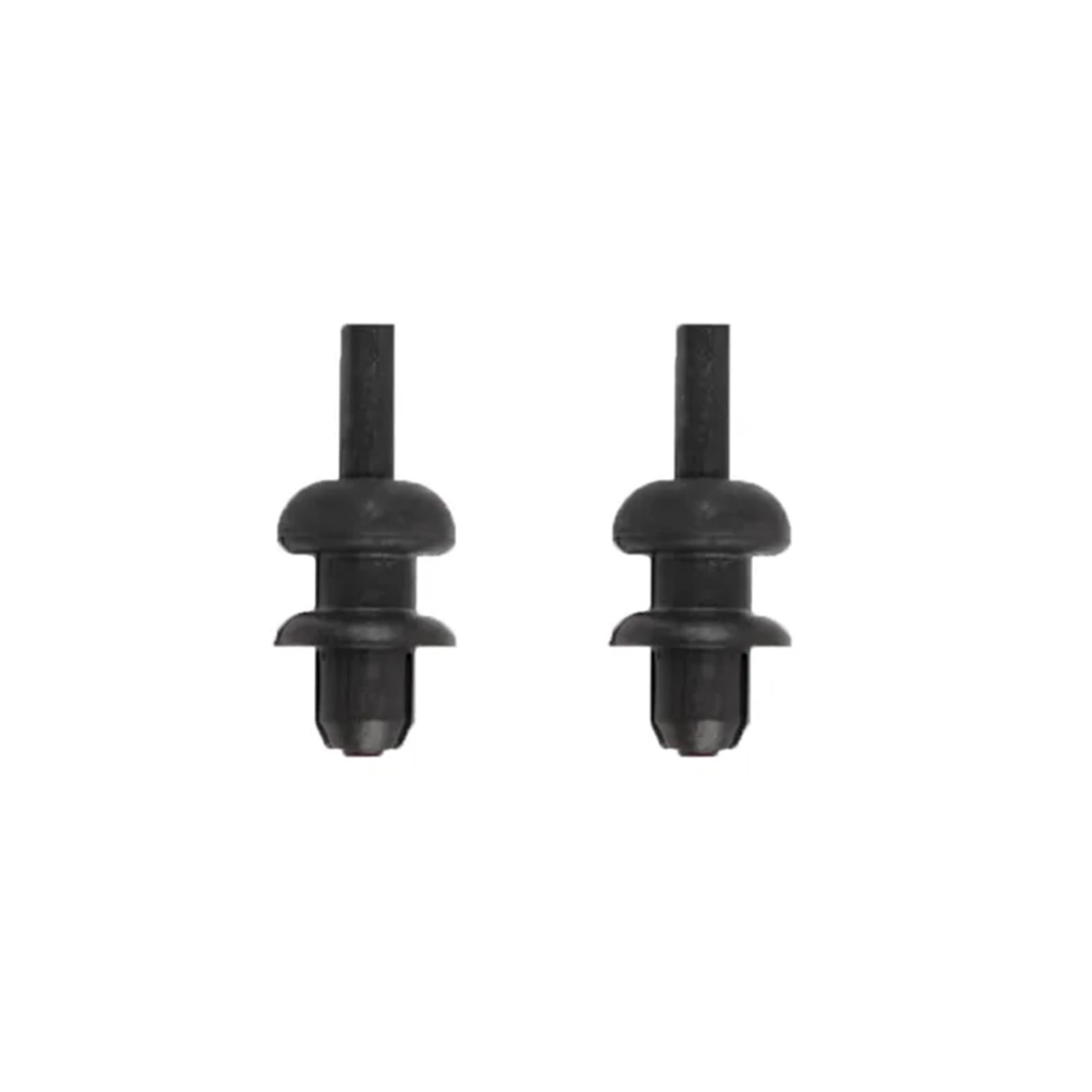 NEGRO Kofferraum-Paketregal-Clips for hinten, passend for Citroen C3 2002–2017 Feste Clips für den Riemen der hinteren Hutablage(2X) von NEGRO