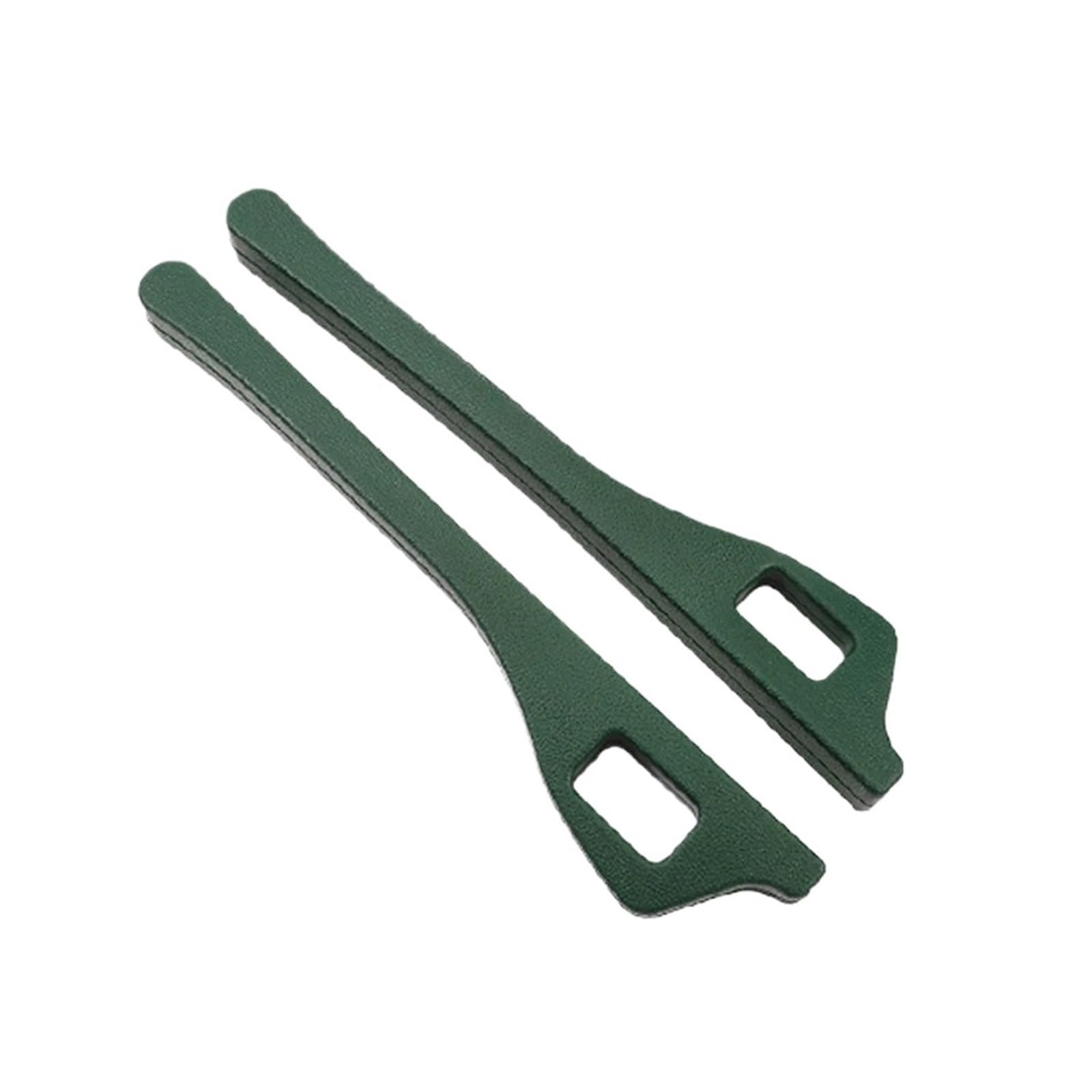 NEGRO Lückenfüller for Autositze, passend for Skoda, Octavia A5 A7 RS Fabia 2 3 Superb Vrs Rapid Yeti Kodiaq Kamiq Scala Karoq, Streifen, auslaufsicherer Füller Autositzlückenkissen(2PCS Green) von NEGRO