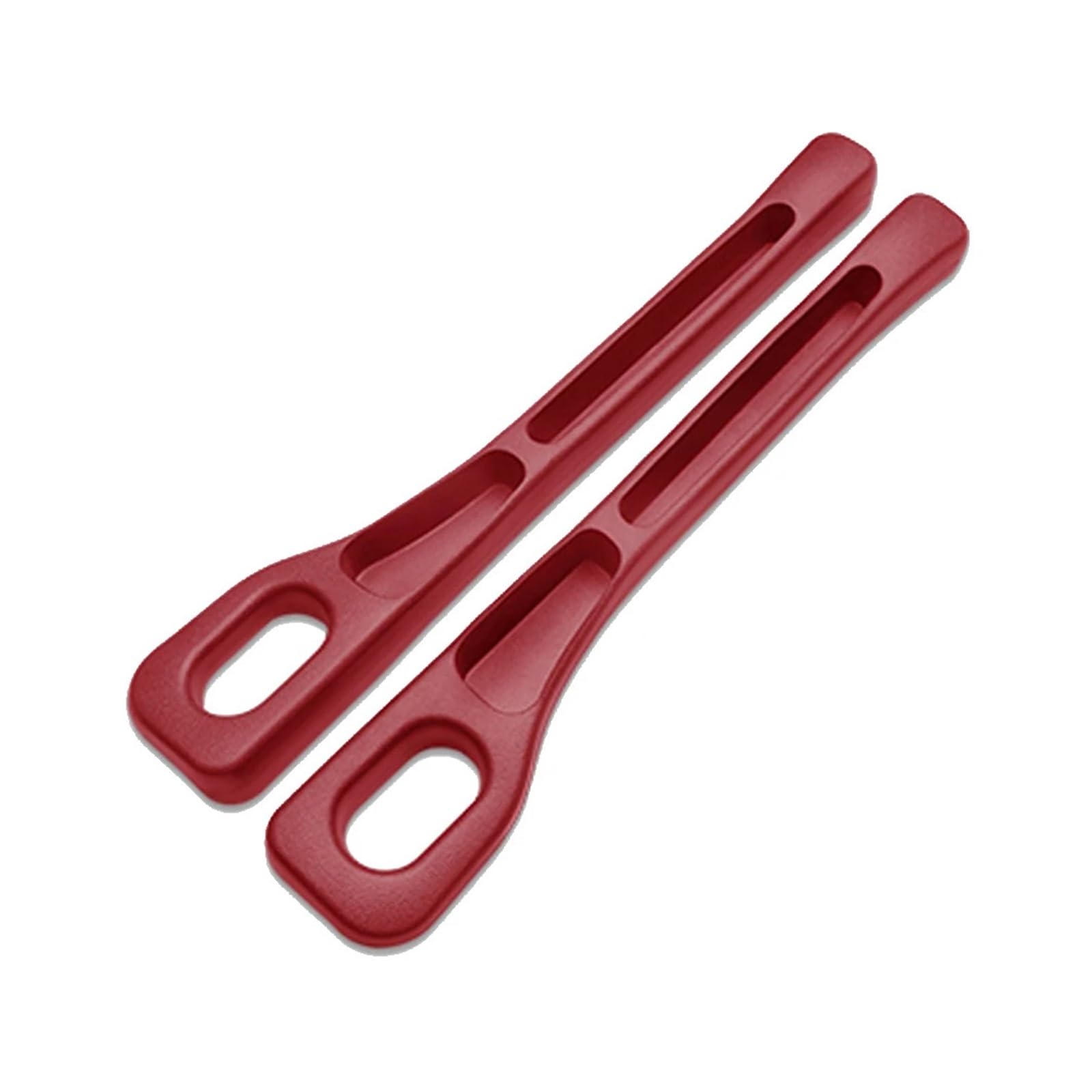 NEGRO Lückenfüller for Autositze, passend for Subaru, Forester XV BRZ Outback WRX STI GC8 SG, Aufbewahrungsfüllung mit Rillen, auslaufsicherem Streifenzubehör Autositzlückenkissen(2PCS Red) von NEGRO