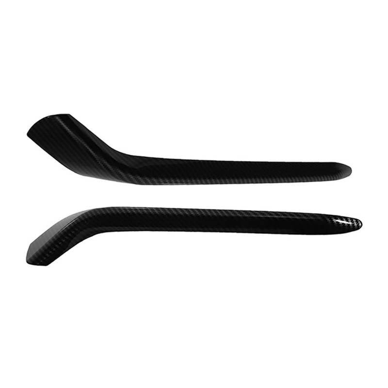 NEGRO Nebelschlussleuchte Lampenabdeckung Verkleidung Passend for Civic Hatchback 2019-2020 Auto Carbon Fiber Front Molding Blende Garnieraufkleber Schutz für Nebelschlussleuchte von NEGRO