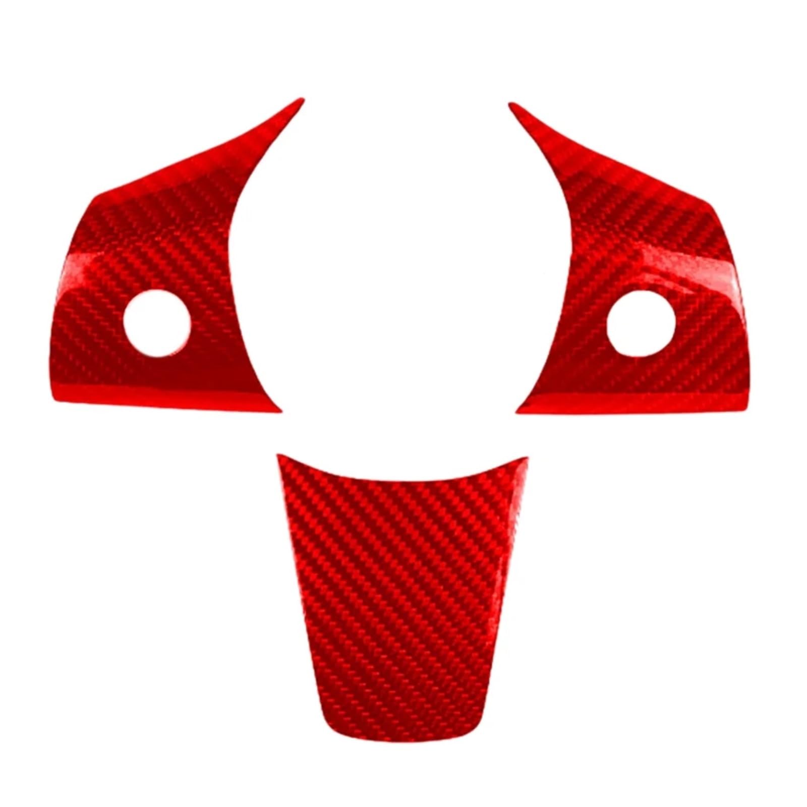 NEGRO Pailletten Lenkrad Rahmen Dekorative Fit for Tesla Modell 3 2018-2020 Abdeckung Teile Carbon Fasern Auto-Lenkradrahmen-Abdeckungsverkleidung von NEGRO