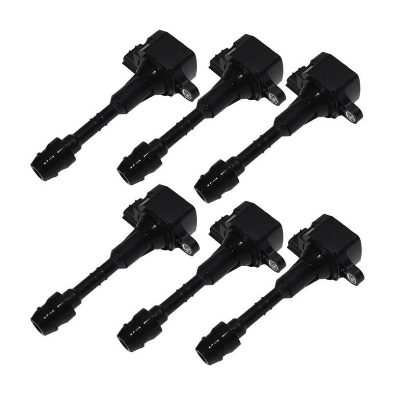 NEGRO Zündspule Auto Funken Spule Fit for INFINITI I35 QX4 NISSAN MAXIMA FRONTIER MURANO NV1500 22448-8J115 224488J115 224338J11C UF349 Zündspule(6pcs) von NEGRO