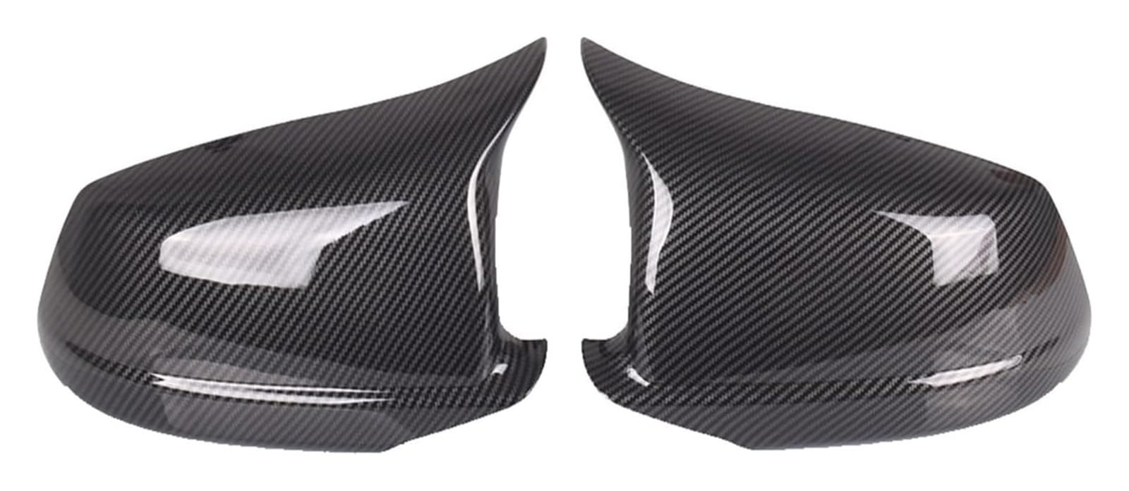 Für 5 Series F10 F11 2010–2013 Auto-Rückspiegel-Abdeckung Seitenflügel Schützende Rahmenabdeckungen Kohlefaser-Stil-Zierschale Tür Spiegelkappen(Carbon Fibre Pattern) von NEIGHBOBHOOD