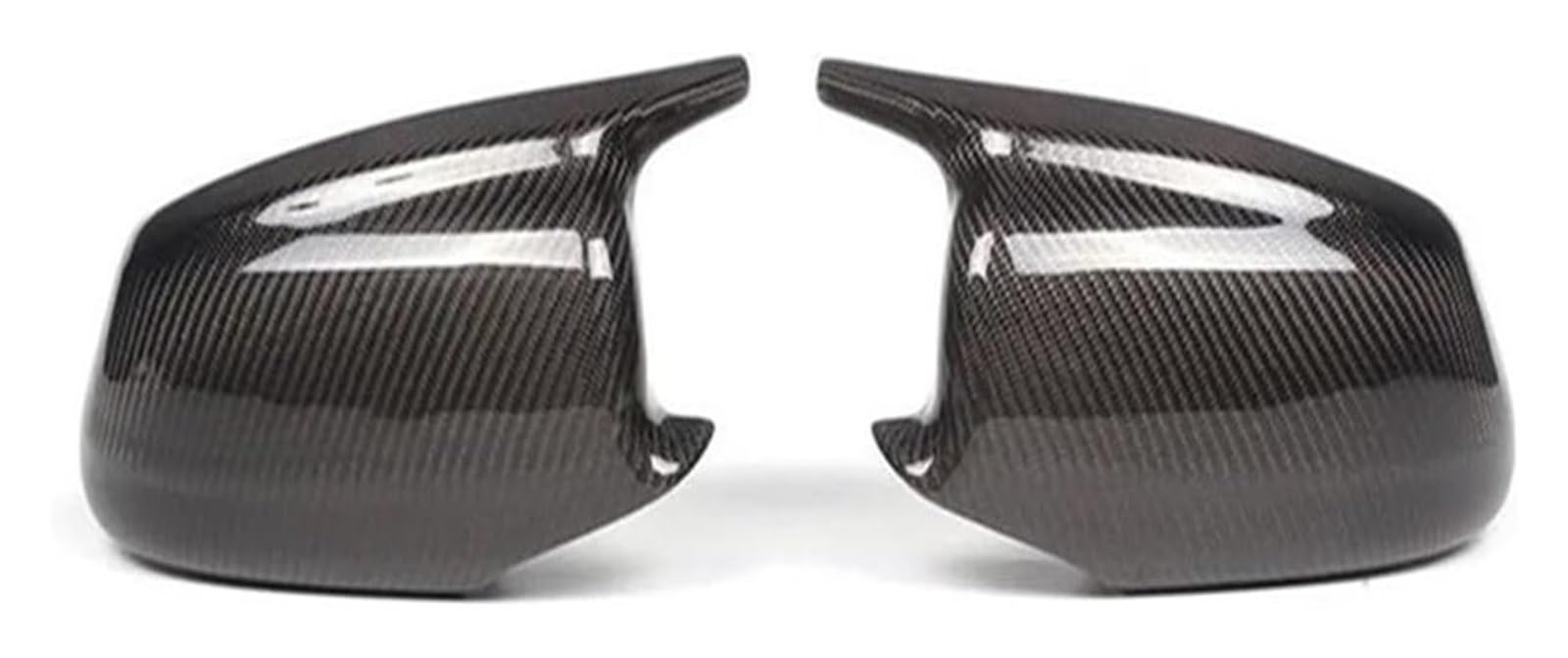 Für 5er F10/F11/F18 Pre-Lci 2010–2013 Rückspiegelkappen Türflügel-Abdeckungsgehäuse 1 Paar Tür Spiegelkappen(Carbon Fiber) von NEIGHBOBHOOD