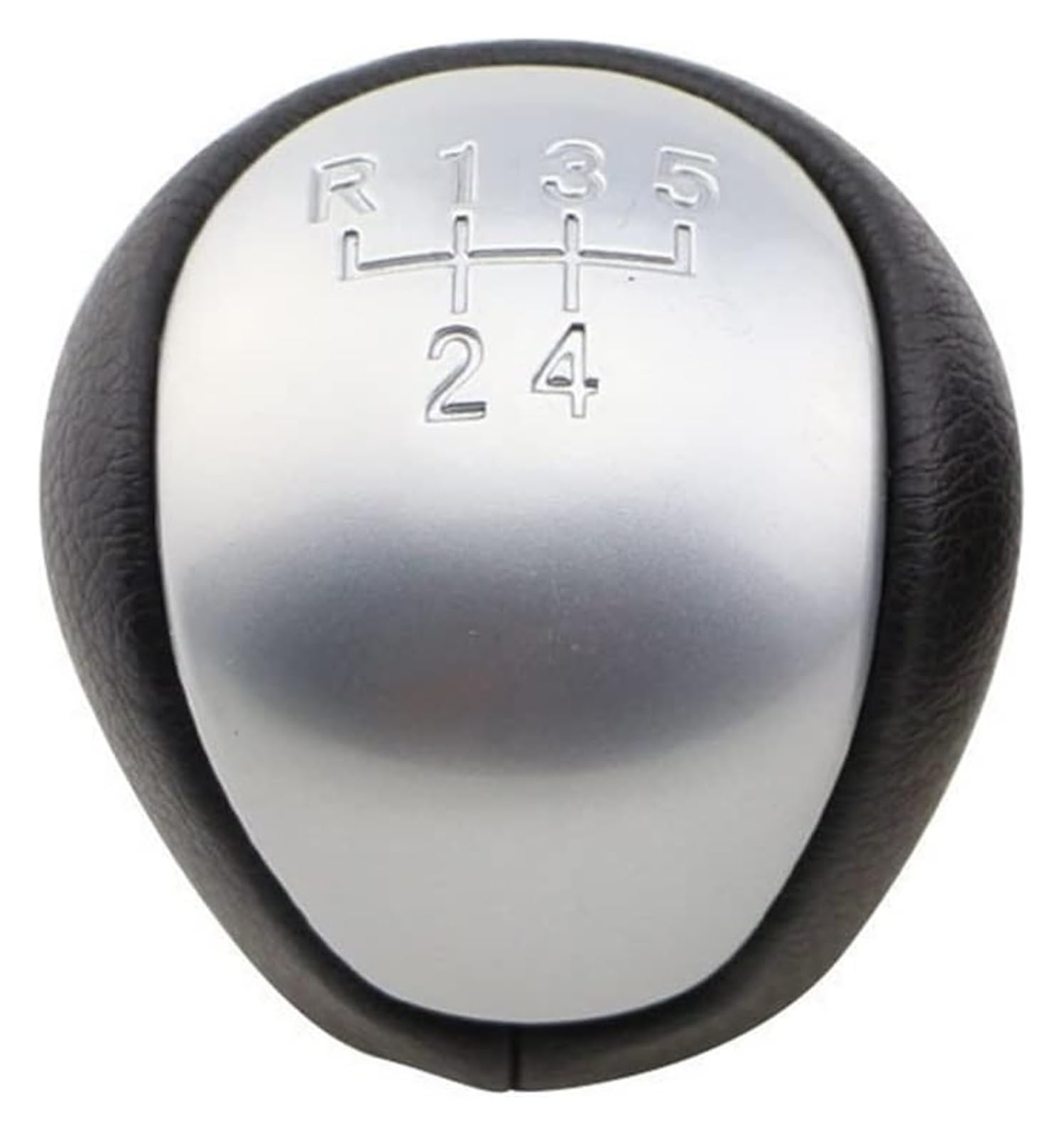 Für Hyundai Für Elantra I30 2008 2009 2010 2011 2012 2013 2014 2015 2016 5 Geschwindigkeit MT Getriebe Kopf Schaltknauf Shifter Hebel Handball Auto Schaltknäufe(Silber) von NEIGHBOBHOOD