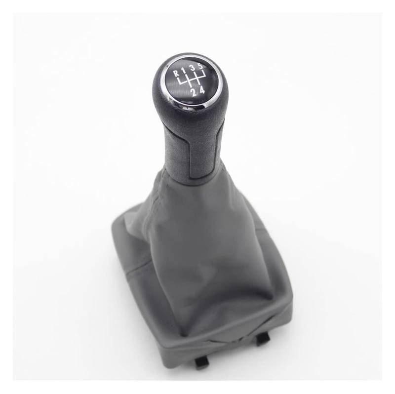 Für VW Für Polo 9N 9N2 2002-2007 2008 2009 Limousine 2003-2006 Schaltknauf Hebel Shifter Gamasche Boot Abdeckung Kragen Auto Schaltknäufe(5 Speed 1) von NEIGHBOBHOOD