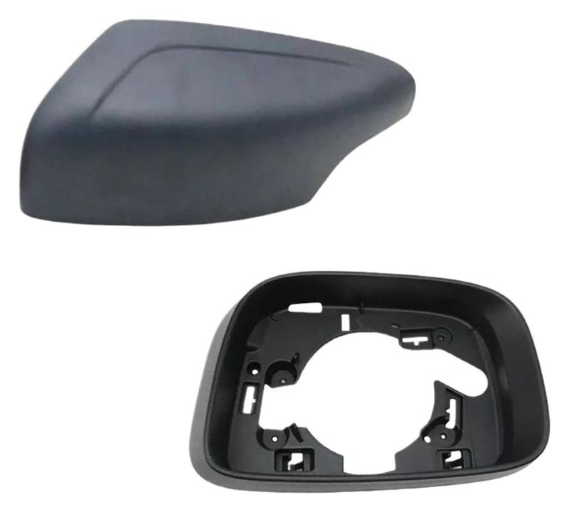 Für Volvo XC60 2009–2013 Weiße Außenansicht Links Und Rechts Rückspiegel-Abdeckkappe Rahmen-Trim-Set Gehäuse Tür Spiegelkappen(Unpainted,LH) von NEIGHBOBHOOD