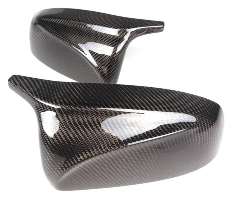 Für X5 E70 X6 E71 2008-2013 Autospiegelgehäuse Rückspiegelschale Austauschbare Rückspiegelabdeckung Seite Tür Spiegelkappen(Carbon Fiber Pattern) von NEIGHBOBHOOD