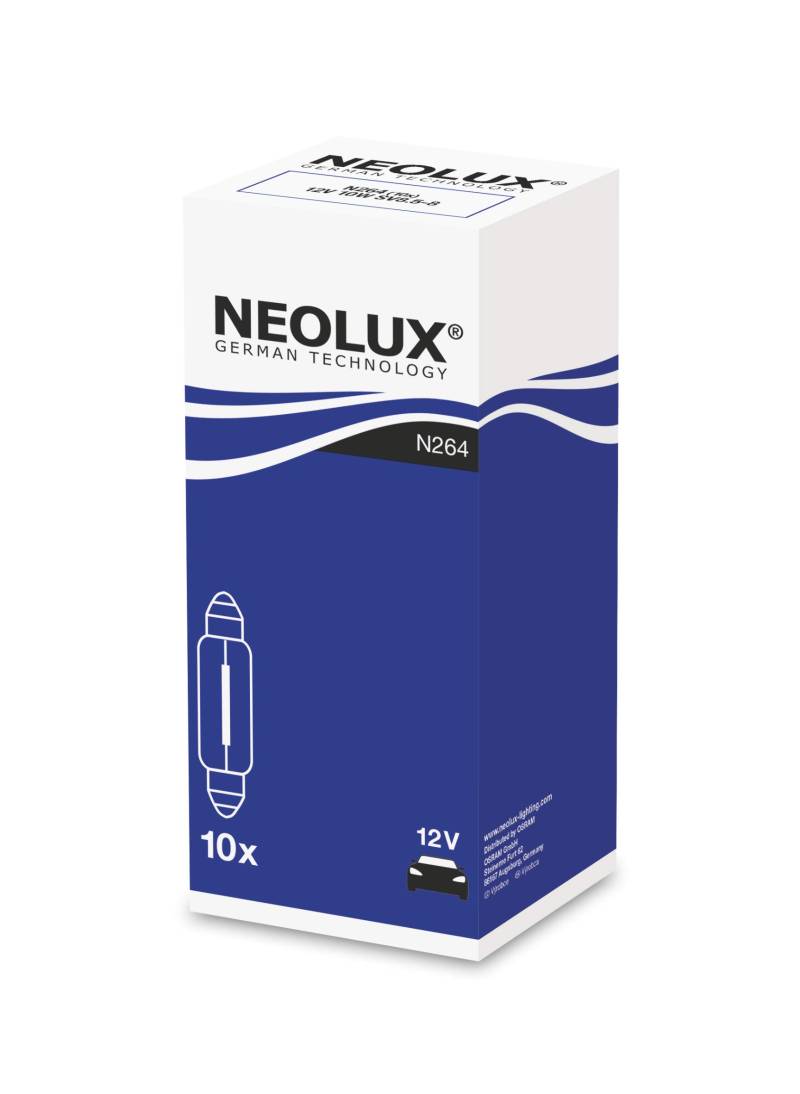 10W 12V SV85 8 43mm Soffitte Lang 1st. Neolux von NEOLUX