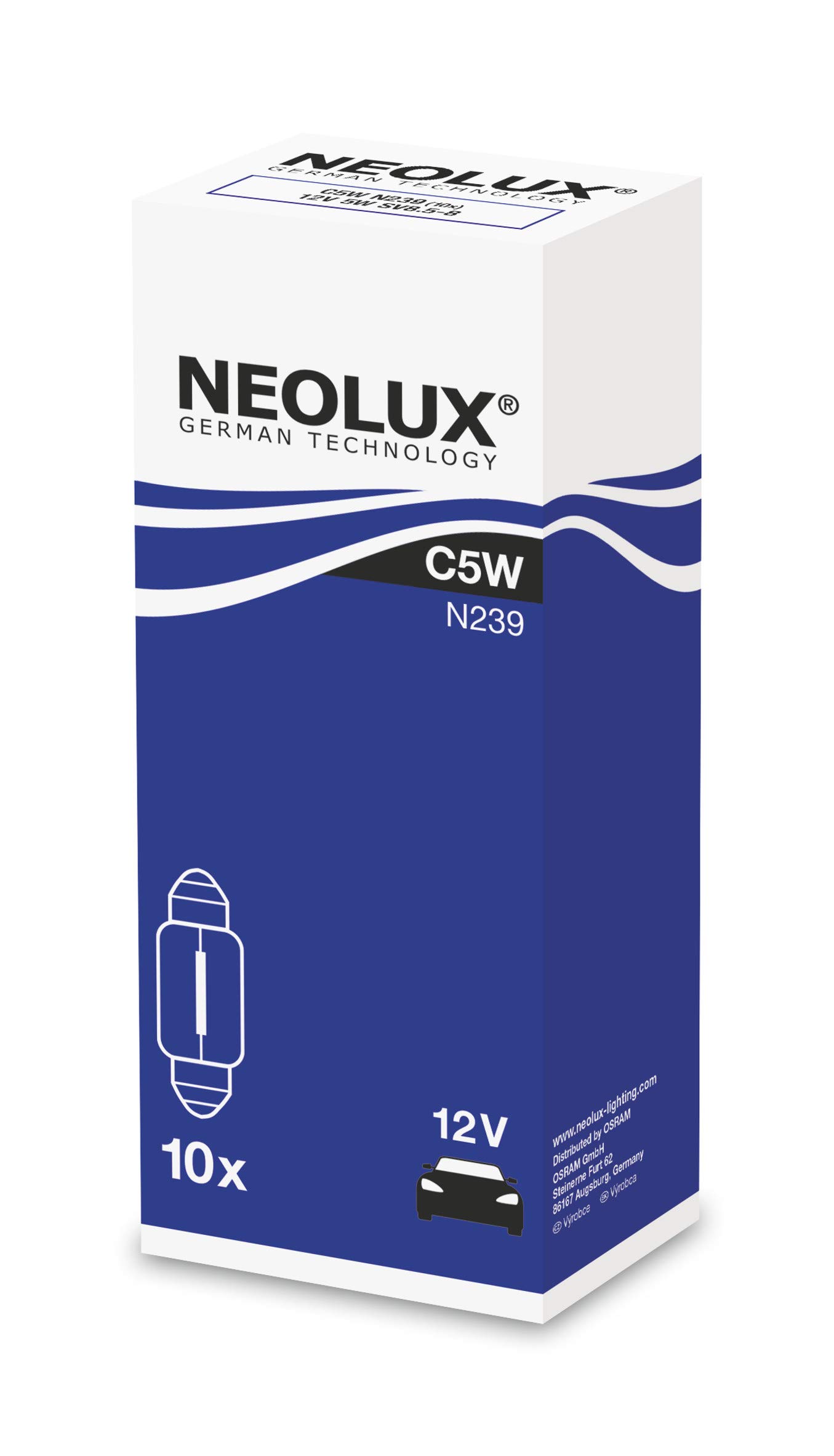 C5W 12V 5W SV858 soffitte 1st. Neolux von NEOLUX