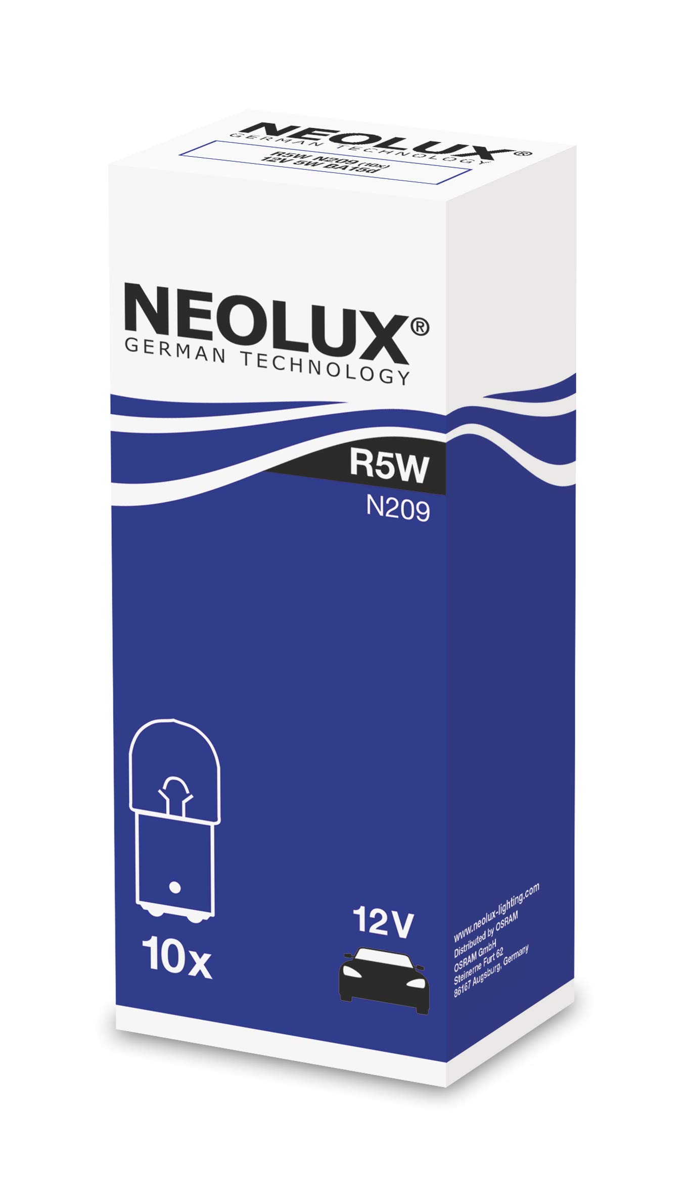 Neolux R5W 12V 5W BA15D Standard N209 1 Stck von NEOLUX