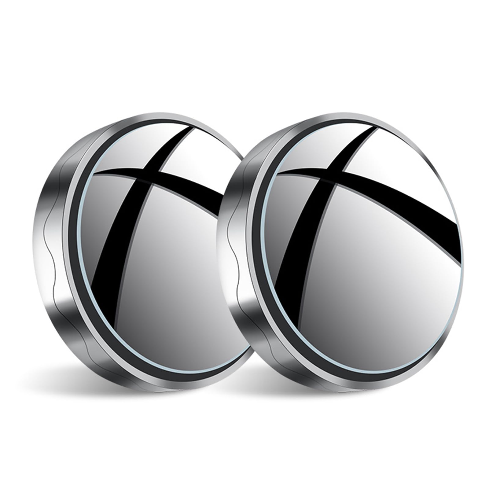 2 Stück Toter Winkel Spiegel für Mercedes Benz GLC Coupé C253 C254 2016-2025 Konvexe Spiegel Zusätzliche Rückspiegel 360° Verstellbar HD Weitwinkelspiegel,Silver von NETHIX
