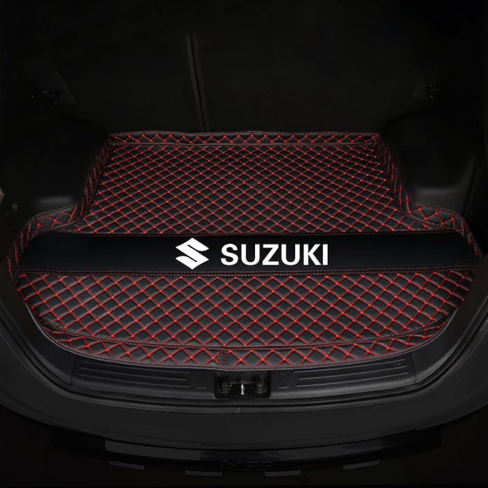 Car Kofferraummatte, für Suzuki Swift/Sport/Hybrid 2017-2022 2023 Antirutsch Strapazierfähigen Schutzmatten ZubehöR Kofferraum Schutz Aufbewahrungspolster,D von NETHIX