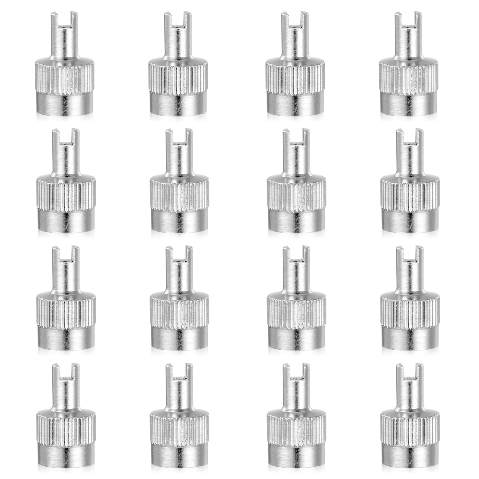 Ventilkappen Auto Metall, 16 Stück Universal Autoventil Kappe Autoreifen Ventilkappen Motorrad Reifenventilkappen Schlitzkopf Fahrrad Ventile Adapter Fahrradventil Kappe für LKW Roller von NEUSID