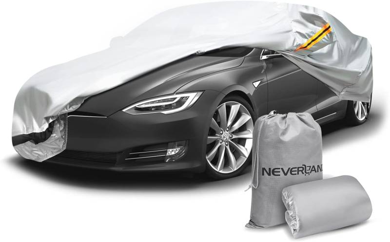 Autoabdeckung Tesla Model 3 Benutzerdefinierte Vollgarage Auto Abdeckplane Wasserdicht NEVERLAND Autogarage Staubdicht Autoplane Ganzgarage Car Cover für Sonne Staub Schutz von NEVERLAND