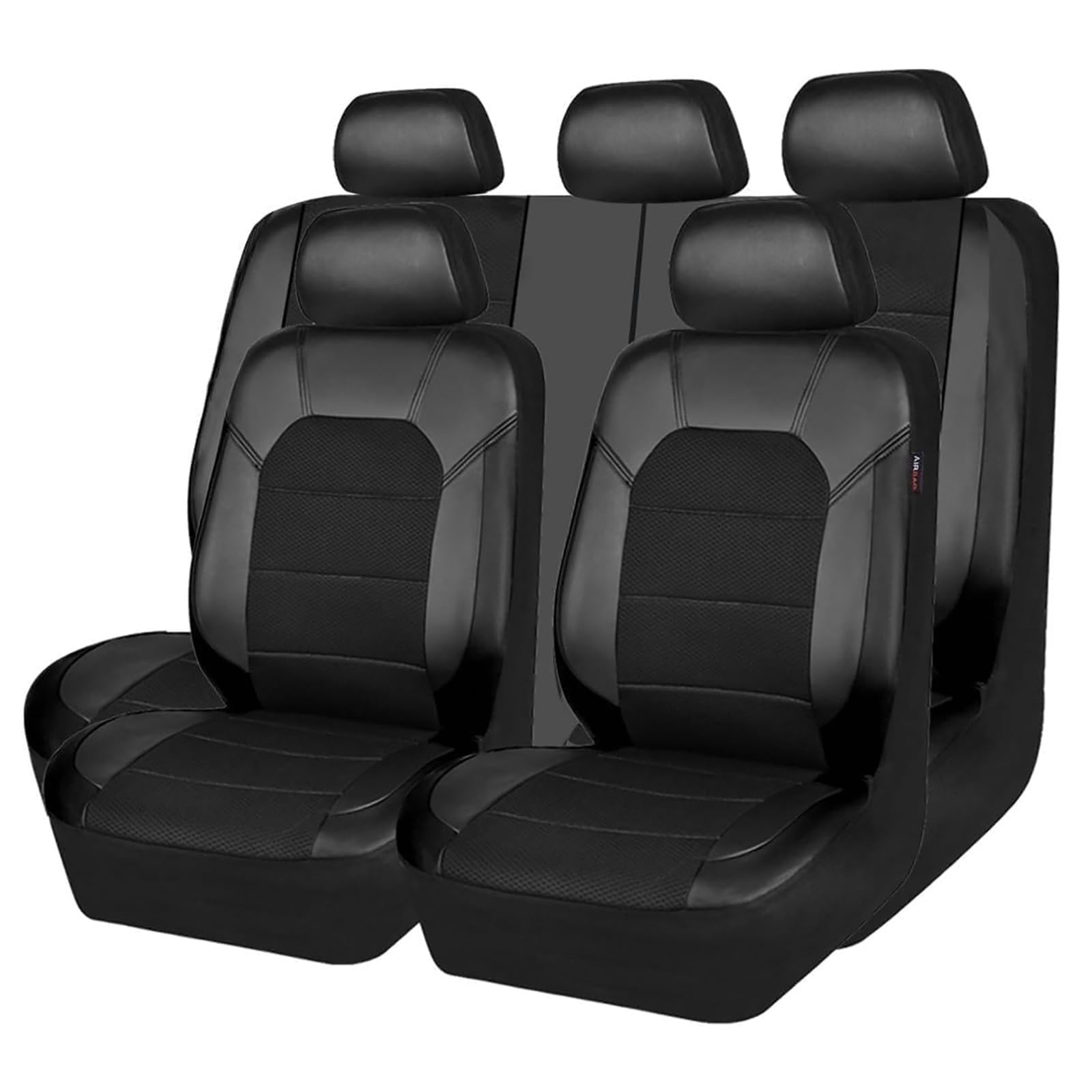 NEZIH Auto SitzbezüGe für VW Touareg I (Typ 7L) 2002-2010, 5 Sitze Autositzbezüge Set Allwetter Wasserdichtes Komfortabler Autositzbezug Full Set Sitzbezüge Auto Zubehör,D von NEZIH