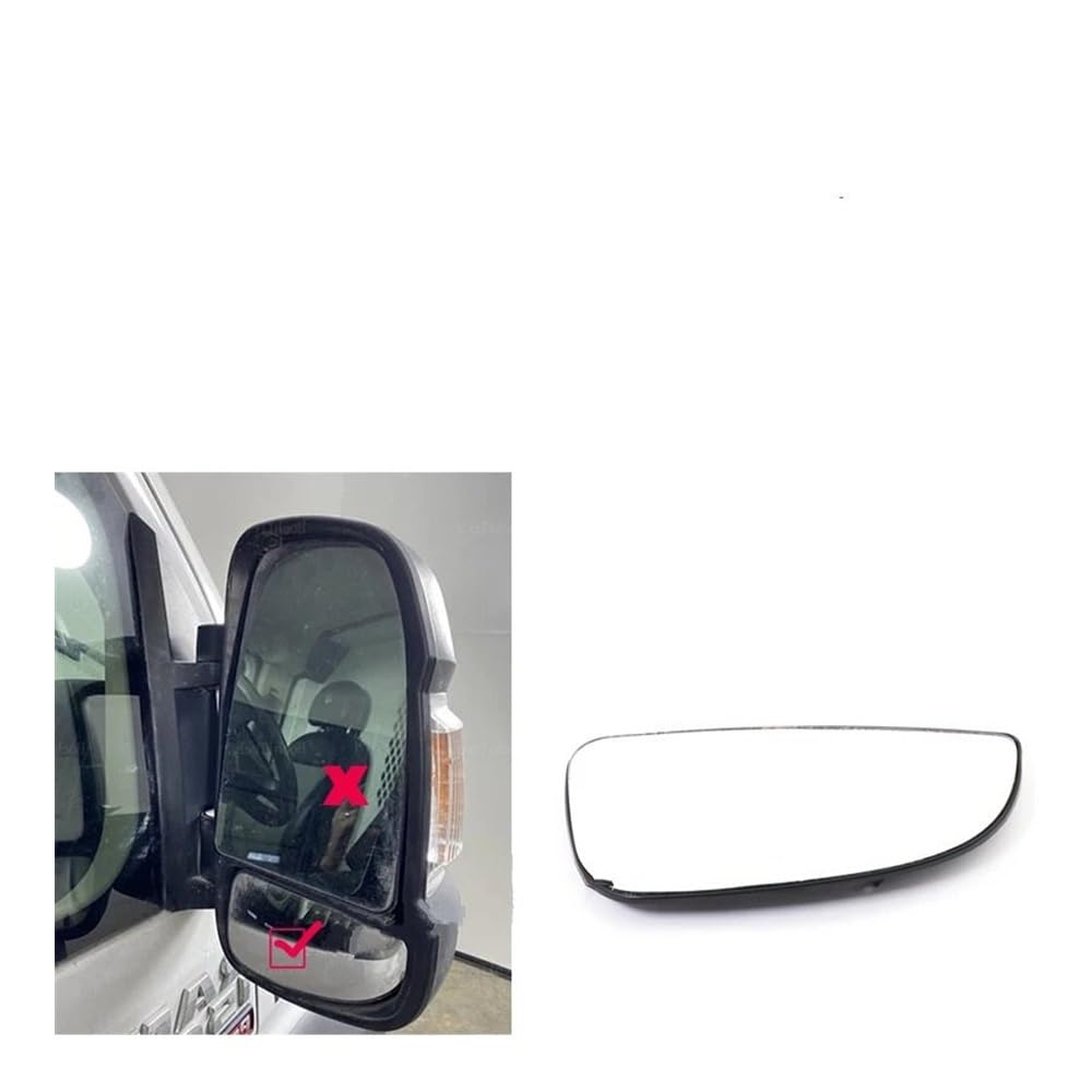 Außenspiegel Glas Autozubehör Für Fiat Für Ducato 2006-2015 2016 2017 2018 2019 2020 Linker Und Rechter Rückspiegelglasheizung(1pc Right- Small) von NFNVEKESD