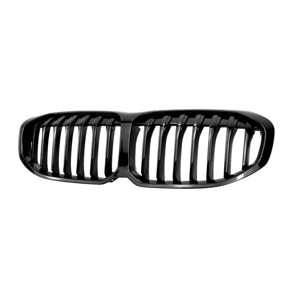 Auto-Frontgrillgitter 2PCS Auto Vorderen Stoßfänger Grille Racing Grills Nieren Gitter Für BM&W Für 1 Serie F40 2020-AUF Einzigen Lamellen Linie Glanz Schwarz Auto Styling Front Kühlergrille von NFNVEKESD