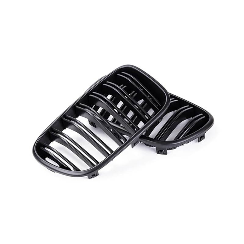 Auto-Frontgrillgitter Auto Front Niere Grill Gitter Ersatz Schwarz Glänzend Für BM&W Für X3 F25 2010 2011 2012 2013 Dual Lamellen Front Stoßstange Grille Auto Styling Front Kühlergrille(Matt-schwarz) von NFNVEKESD