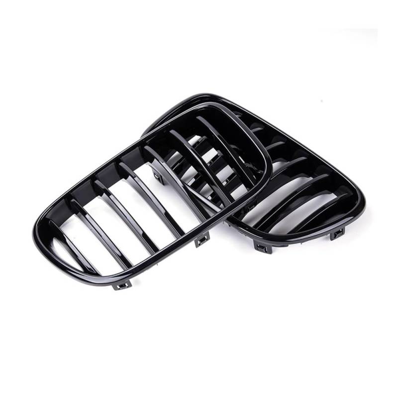 Auto-Frontgrillgitter Ein Paar Für BM&W Für F25 X3 2010 2011 2012 2013 Autostoßstange Glänzend Schwarz 1 Line Lamellen Nierengrill Frontstoßstange Racing Grills Car Styling Front Kühlergrille von NFNVEKESD