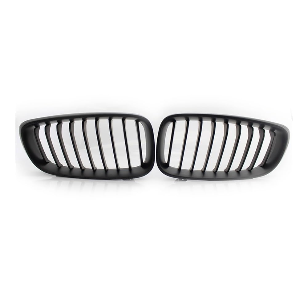 NFNVEKESD Auto-Frontgrillgitter 1 Paar Front Nieren Gitter Matt/Glanz Schwarz Für BM&W Für 3 Serie F34 Racing Front Stoßstange Gitter Single Line Styling Front Kühlergrille(1 Pair Matte) von NFNVEKESD