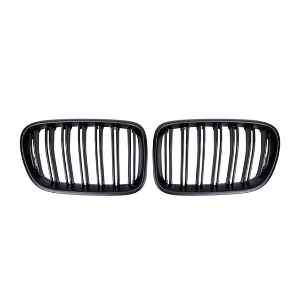 NFNVEKESD Auto-Frontgrillgitter 1 Paar Frontnierengitter Mattglanz Schwarz Für BM&W Für X3 F25 2010 2011 2012 2013 Ersatz Racing Stoßstangengitter Auto Styling Front Kühlergrille(Matt-schwarz) von NFNVEKESD