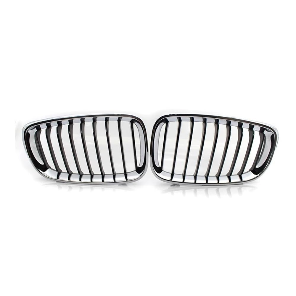 NFNVEKESD Auto-Frontgrillgitter 1 Paar Matt/glänzend Schwarz Halbvergoldet Für BM&W Für 3er F34 GT Racing Frontstoßstangengitter Auto-Styling Front Kühlergrille(1 Pair Semi-Plated) von NFNVEKESD