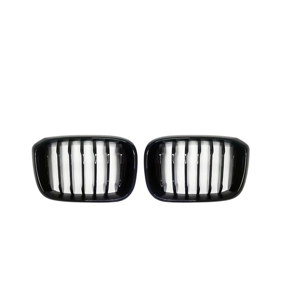 NFNVEKESD Auto-Frontgrillgitter 2PCS Eine Lamelle Grill Vorne Niere Gitter Für BM&W Für 3 4 X3 X4 G01 G02 G08 2018 2019 2020 2021 Glänzend Matt Schwarz Racing Grills Front Kühlergrille(Glossy Black) von NFNVEKESD