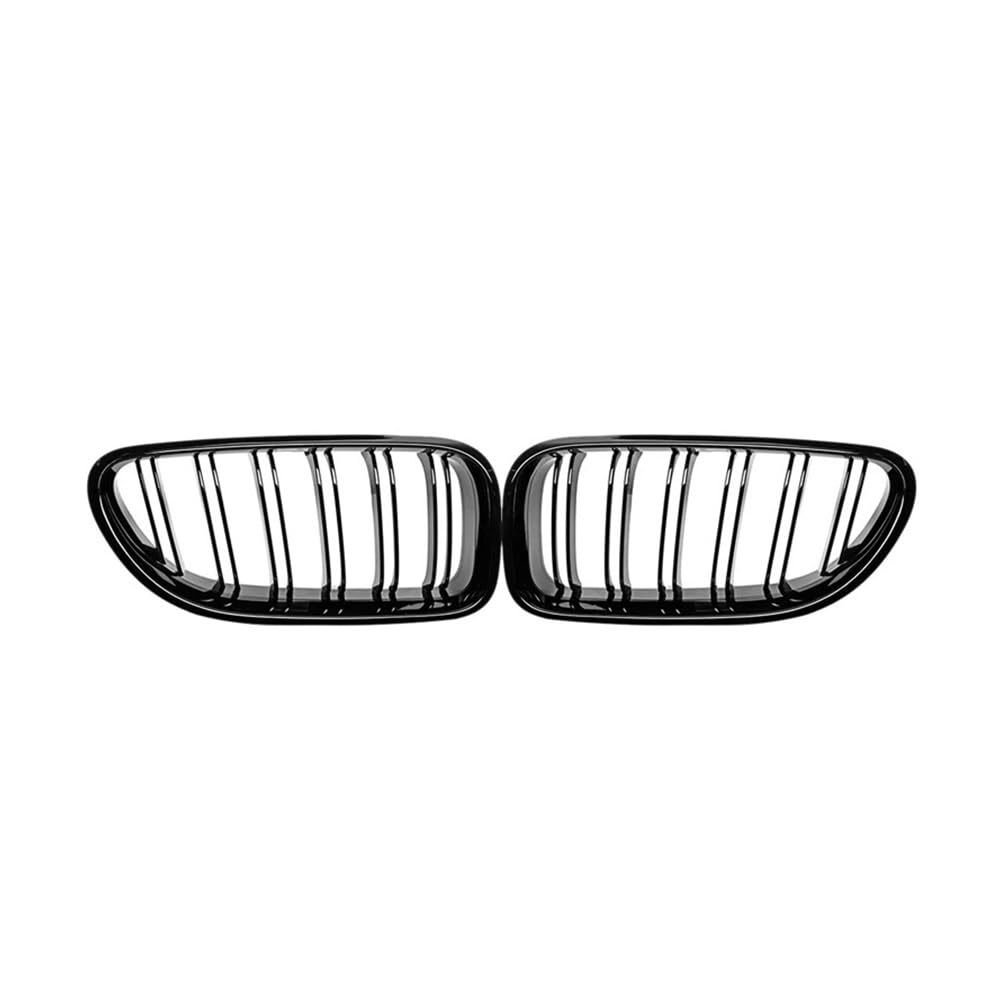 NFNVEKESD Auto-Frontgrillgitter Auto-Außen-Ersatz-Zentralgitter Für BM&W Für 6er F13 F12 F06 640i 650i M6 640d 2012+ Schwarz Glänzende Renngitter Front Kühlergrille von NFNVEKESD