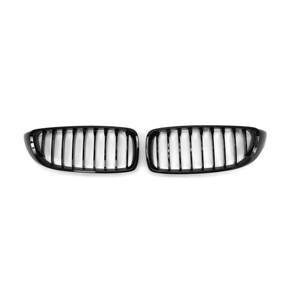 NFNVEKESD Auto-Frontgrillgitter Auto-Frontstoßstangengrill Racing-Grill Für BM&W Für 4er-Serie F32 F33 F36 M3 F80 M4 F82 2013 2014 2015 2016 2017 2018 Glänzend Schwarz Front Kühlergrille von NFNVEKESD