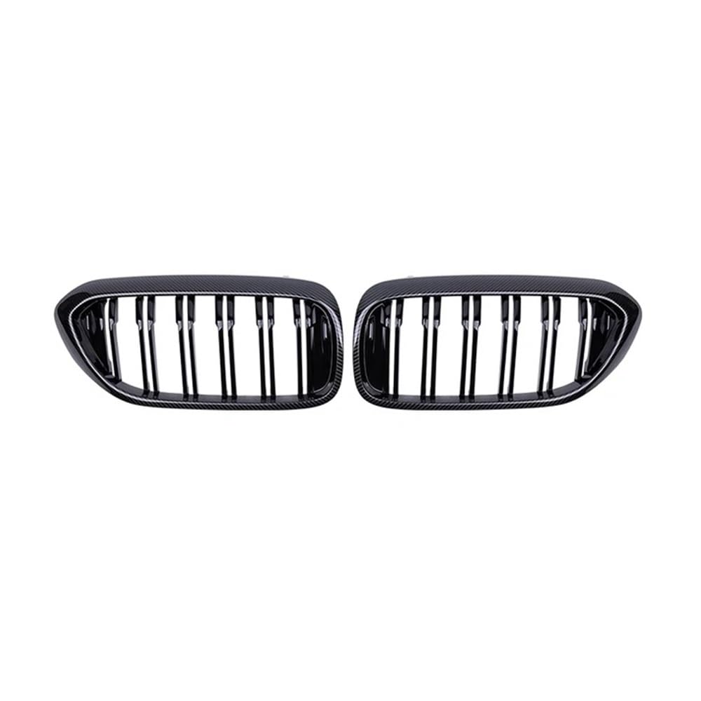 NFNVEKESD Auto-Frontgrillgitter Carbon Fiber Grille Auto Vorderen Stoßfänger Nieren Gitter Racing Grill Für BM&W Für 5 Series G30 G38 525I 530I 540I 550I 2018 2019 2020 Front Kühlergrille(Kohlefaser) von NFNVEKESD