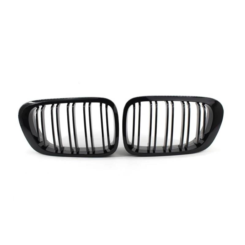 NFNVEKESD Auto-Frontgrillgitter Frontnierengrill Für BM&W Für 3er E46 M3 323 I/is 325Ci 328 I/is/Ci 330Ci 2 Türen 1999 2000 2001 2002 Gitter Front Kühlergrille(Schwarz glänzend) von NFNVEKESD