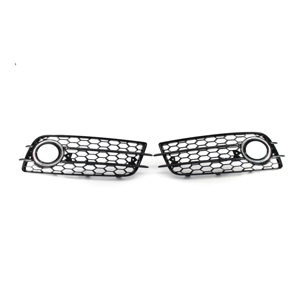 NFNVEKESD Auto-Frontgrillgitter Frontstoßstange Unterer Kühlergrill Nebelscheinwerfer Grill Für Für A4 B8 S4 2009 2010 2011 2012 Nebelscheinwerfer Grill Front Kühlergrille(Chrom) von NFNVEKESD