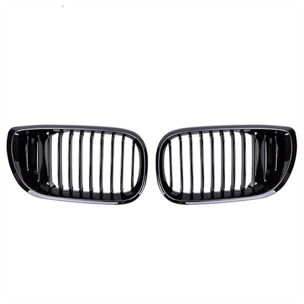 NFNVEKESD Auto-Frontgrillgitter Für BM&W E46 LCI 4D 325i Facelift 2002 2003 2004 2005 2PCS Auto Vorderen Stoßfänger Einzelne Linie Grills Niere Racing Grille Grill 846193 Front Kühlergrille von NFNVEKESD