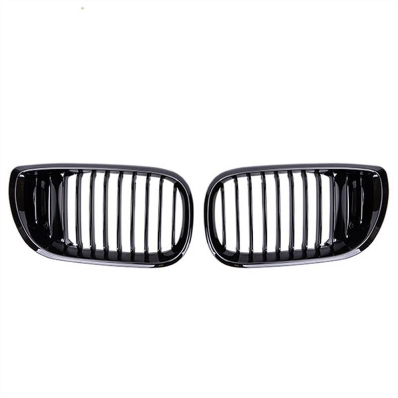 NFNVEKESD Auto-Frontgrillgitter Für BM&W E46 LCI 4D 325i Facelift 2002 2003 2004 2005 2PCS Auto Vorderen Stoßfänger Einzelne Linie Grills Niere Racing Grille Grill 846193 Front Kühlergrille von NFNVEKESD