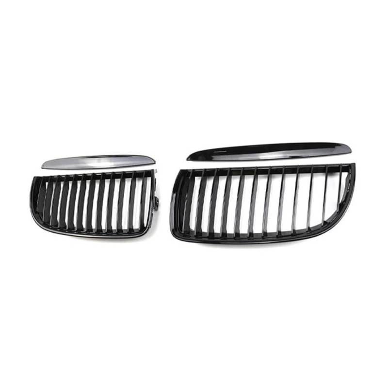 NFNVEKESD Auto-Frontgrillgitter Für BM&W Für 3er E90 E91 323I 328I 335I 330I 325I 2005 2006 2007 2008 Auto-Frontgrill Racing Grill Einzellamellengitter Glanzschwarz Front Kühlergrille von NFNVEKESD