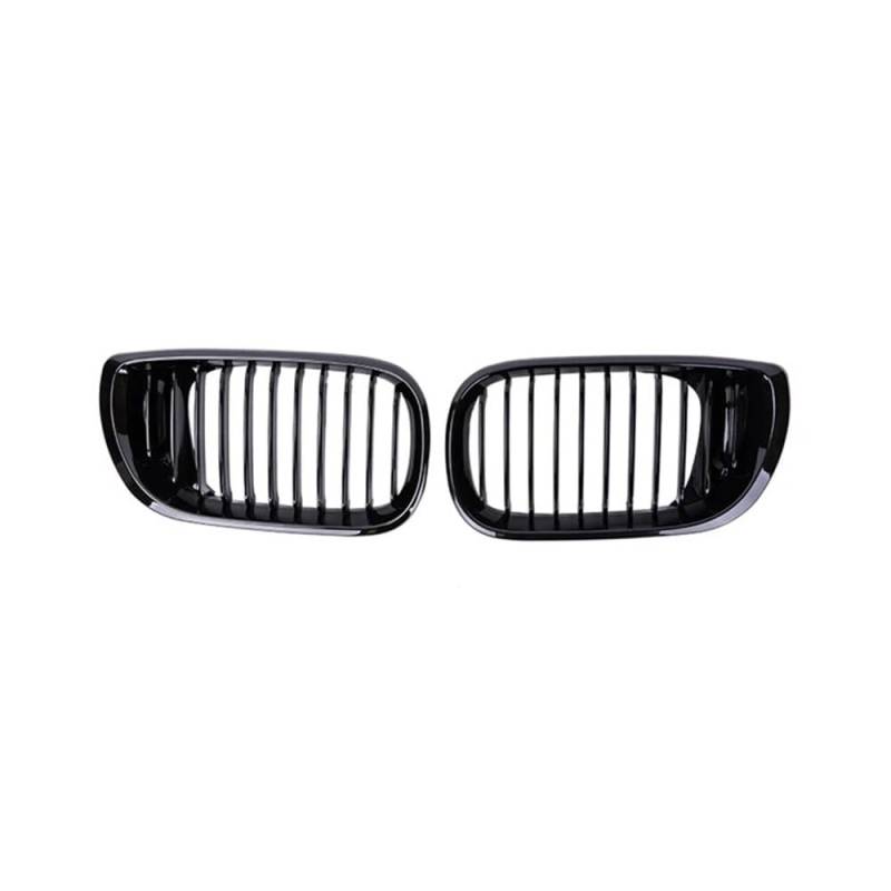 NFNVEKESD Auto-Frontgrillgitter Für BM&W Für E46 4 Tür 3 Serie 2002 2003 2004 2005 Glanz Schwarz Gitter Auto Vorderen Stoßfänger Nieren Grill Grills ABS Front Kühlergrille von NFNVEKESD