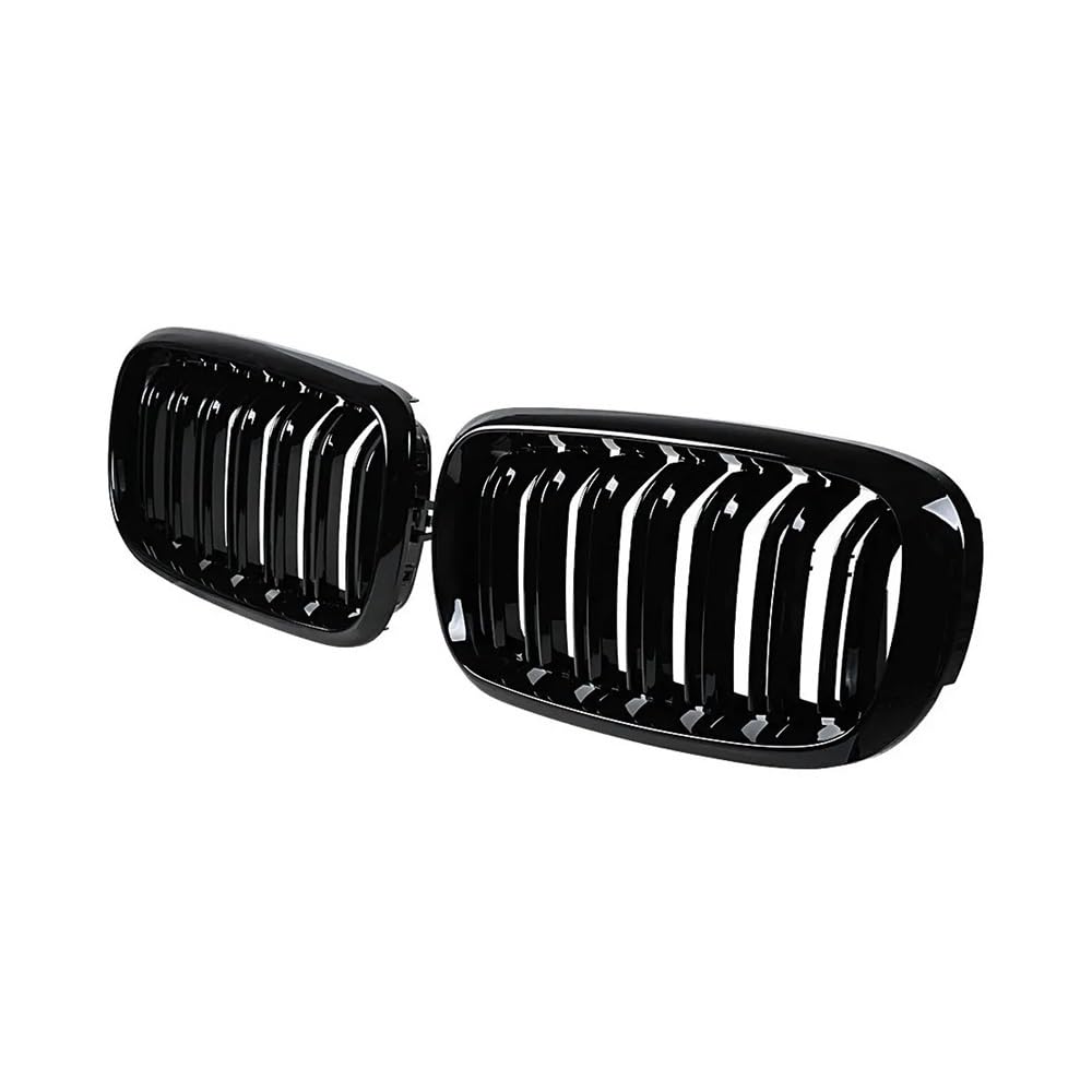 NFNVEKESD Auto-Frontgrillgitter Für BM&W Für X5 F15 2014 2015 2016 2017 Für X6 F16 2014 2015 2016 2017 2018 Kühlergrill Vorne Ersatz Nierengrill Schwarz Glänzend Front Kühlergrille von NFNVEKESD