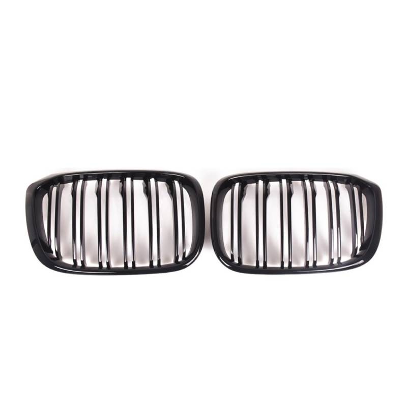 NFNVEKESD Auto-Frontgrillgitter Für BM&W X3 G01 X4 G02 Für X3 25i 28i Für X4 25i 30i Glanz Schwarz Vorne Niere Grille Lamellen Stil Grill Front Kühlergrille von NFNVEKESD